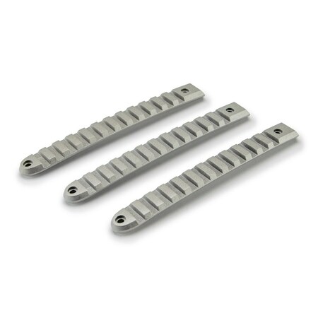 Dv8 Offroad 200718 JEEP JK SILVER RAIL STYLE DOOR HANDLE INSERTS SET OF 3 D-JP-190028-AL-3